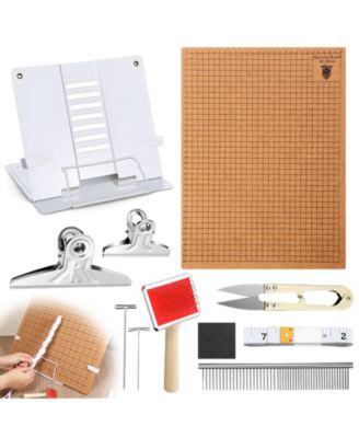 108 Pcs Macrame Board Kit Double Sided Grid Craft Supplies For Bracelet Making