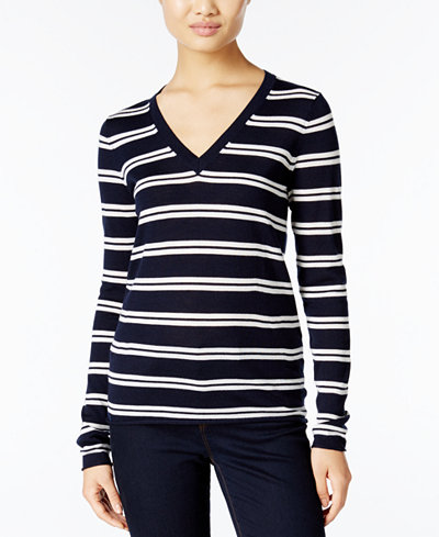 Lacoste Striped Wool Sweater
