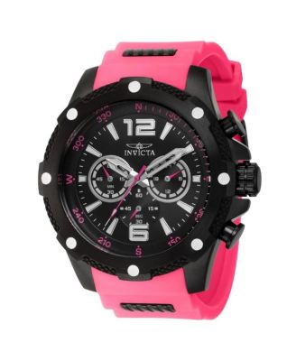 Men's Quartz I-Force Water-Resistant Chronograph Rubber Watch, 50mm