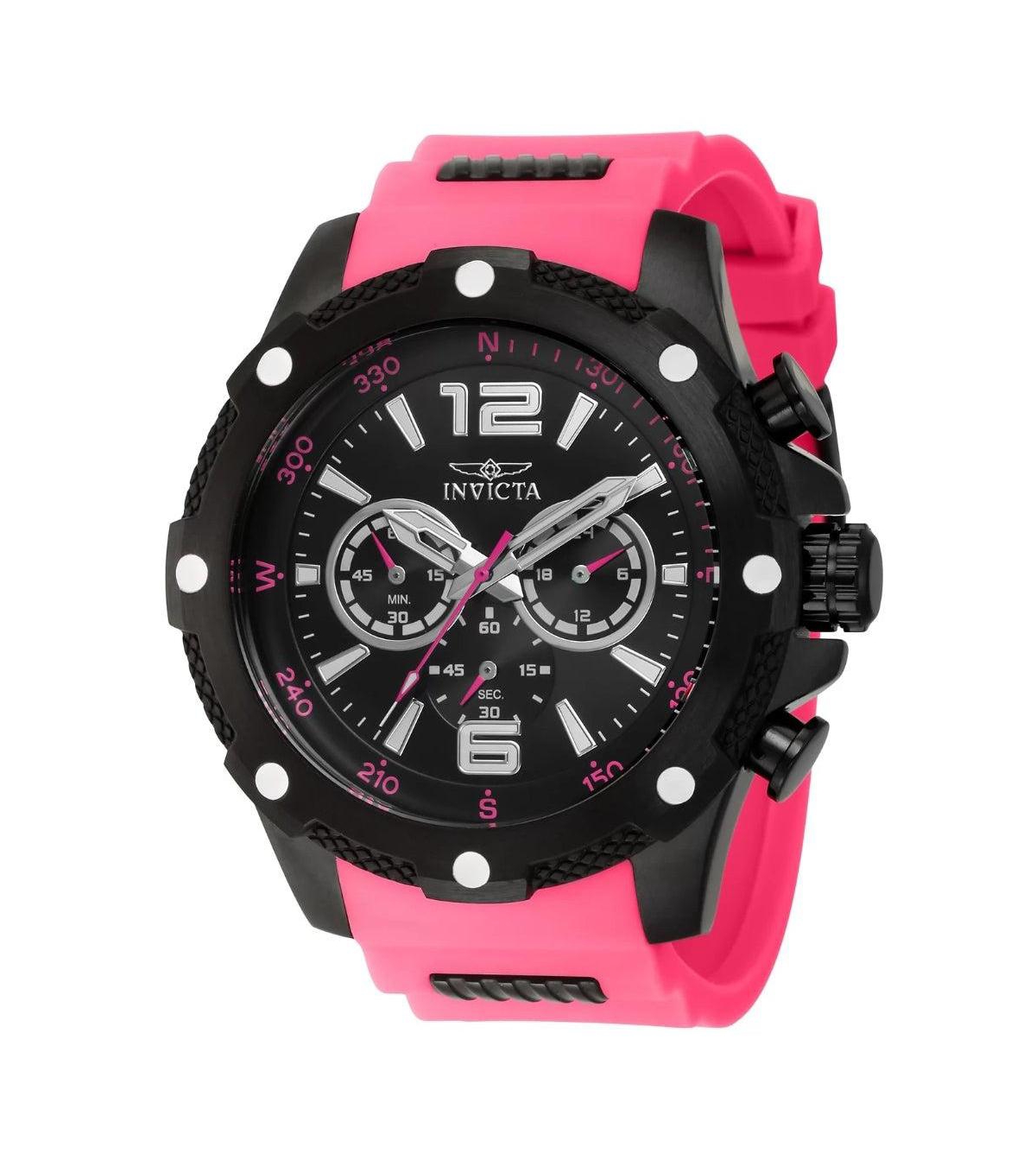 Invicta Men's Quartz I-Force Water-Resistant Chronograph Rubber Watch, 50mm