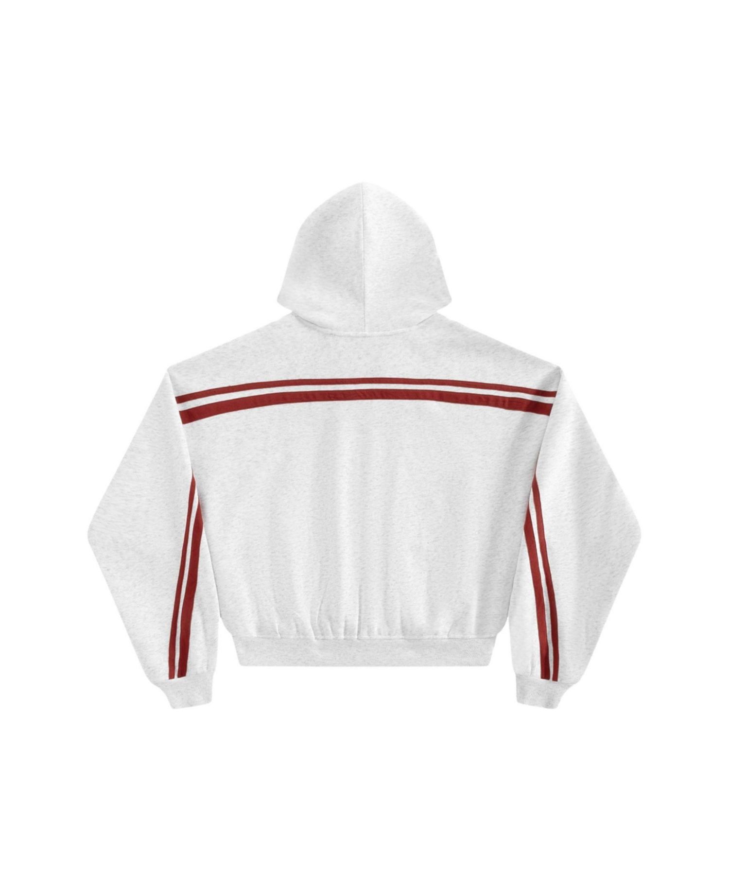 Women's Boxy Contrast Stripe Zip Up Hoodie