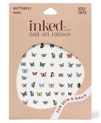 Butterfly Nail Art Tattoos