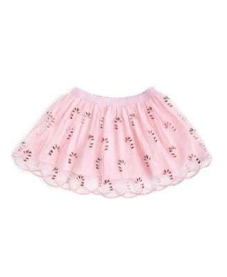 Baby Girls' Candy Cane Holiday Scalloped Tutu Skirt