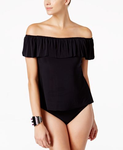 Magicsuit Off-The-Shoulder Underwire Tankini Top & Brief Bottoms