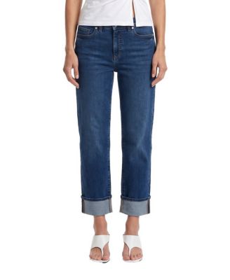Women's Straight Leg Cuff Jeans