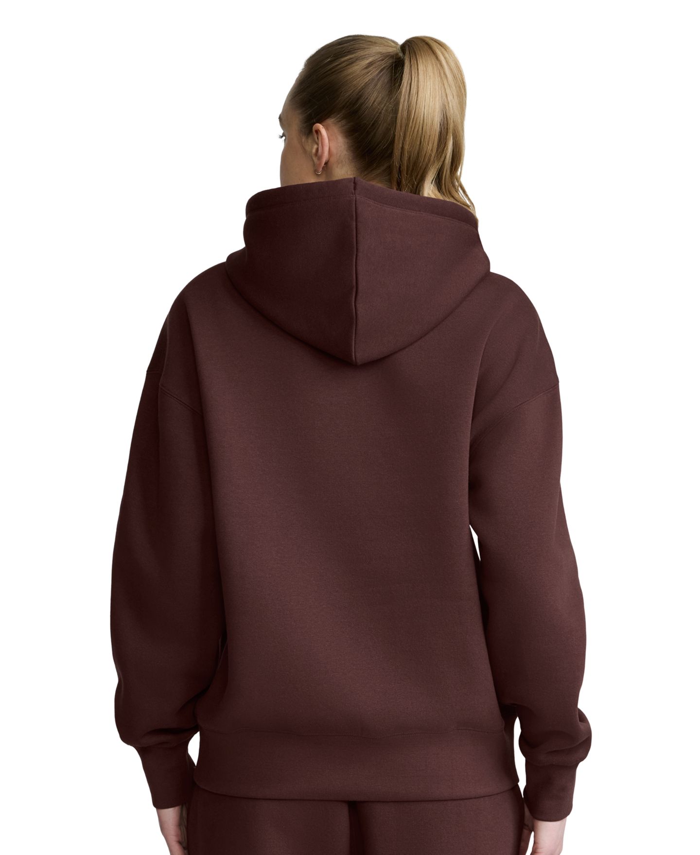 Женское худи Champion Classic Script Powerblend Fleece Graphic, цвет: Шоколадный — фото 6