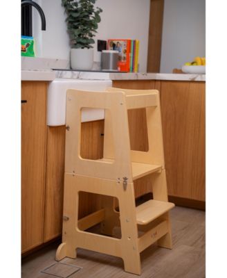 2-in-1 Birch Plywood Learning Tower