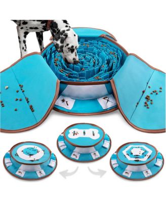 Dog Training Snuffle Mat Interactive Feeding Toy Travel Bowl For Pets