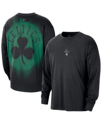 Men's Black Boston Celtics 2026 Standard Issue Pre-Game Performance Long Sleeve T-Shirt