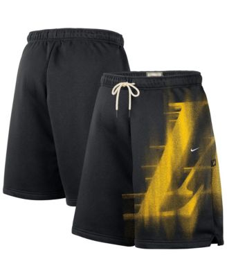 Men's Black Los Angeles Lakers 2026 Standard Issue Practice Icon Fleece Shorts