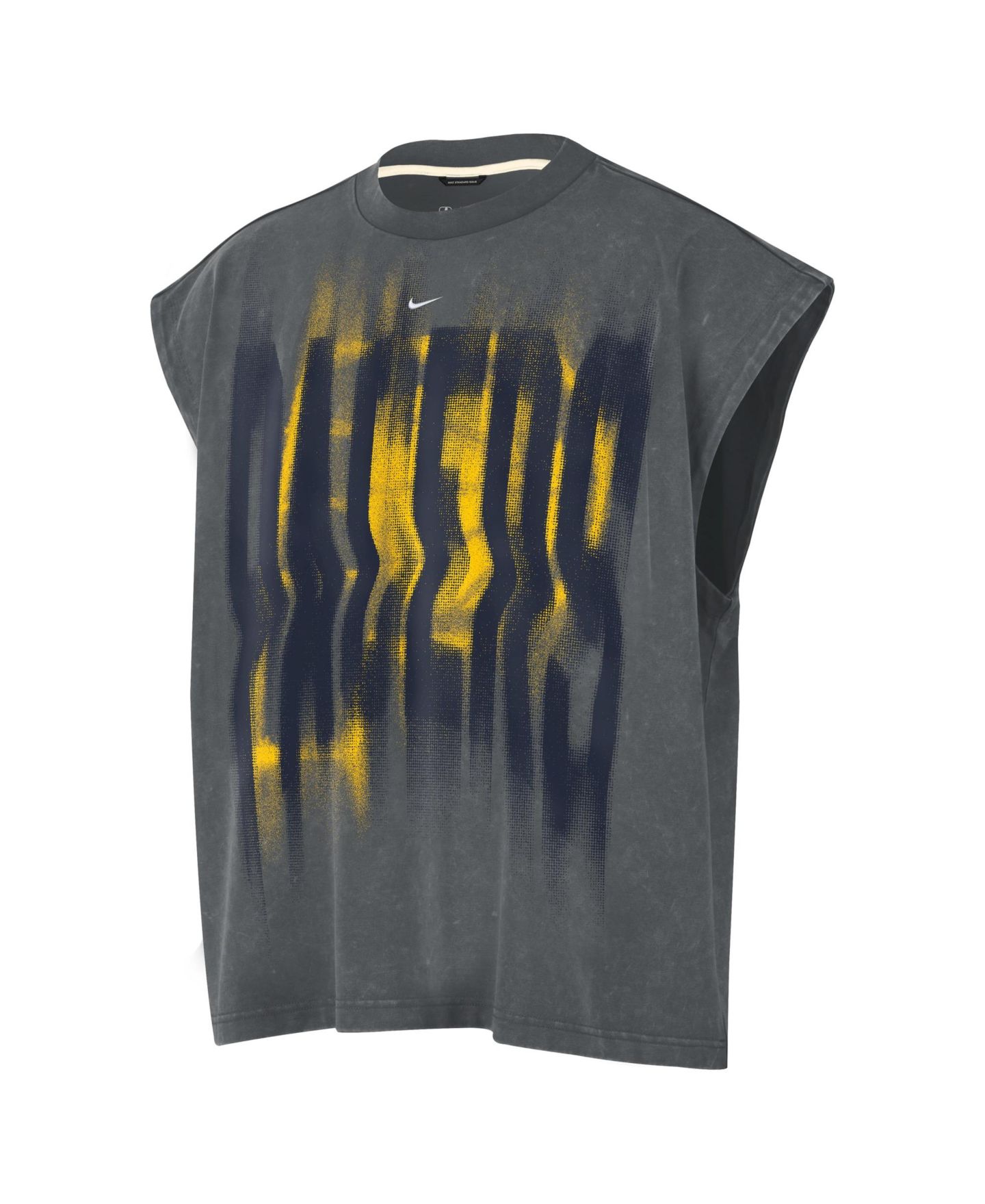 Мужской топ Nike Charcoal Indiana Pacers 2026 Standard Issue Pre-Game Sleeveless — фото 2