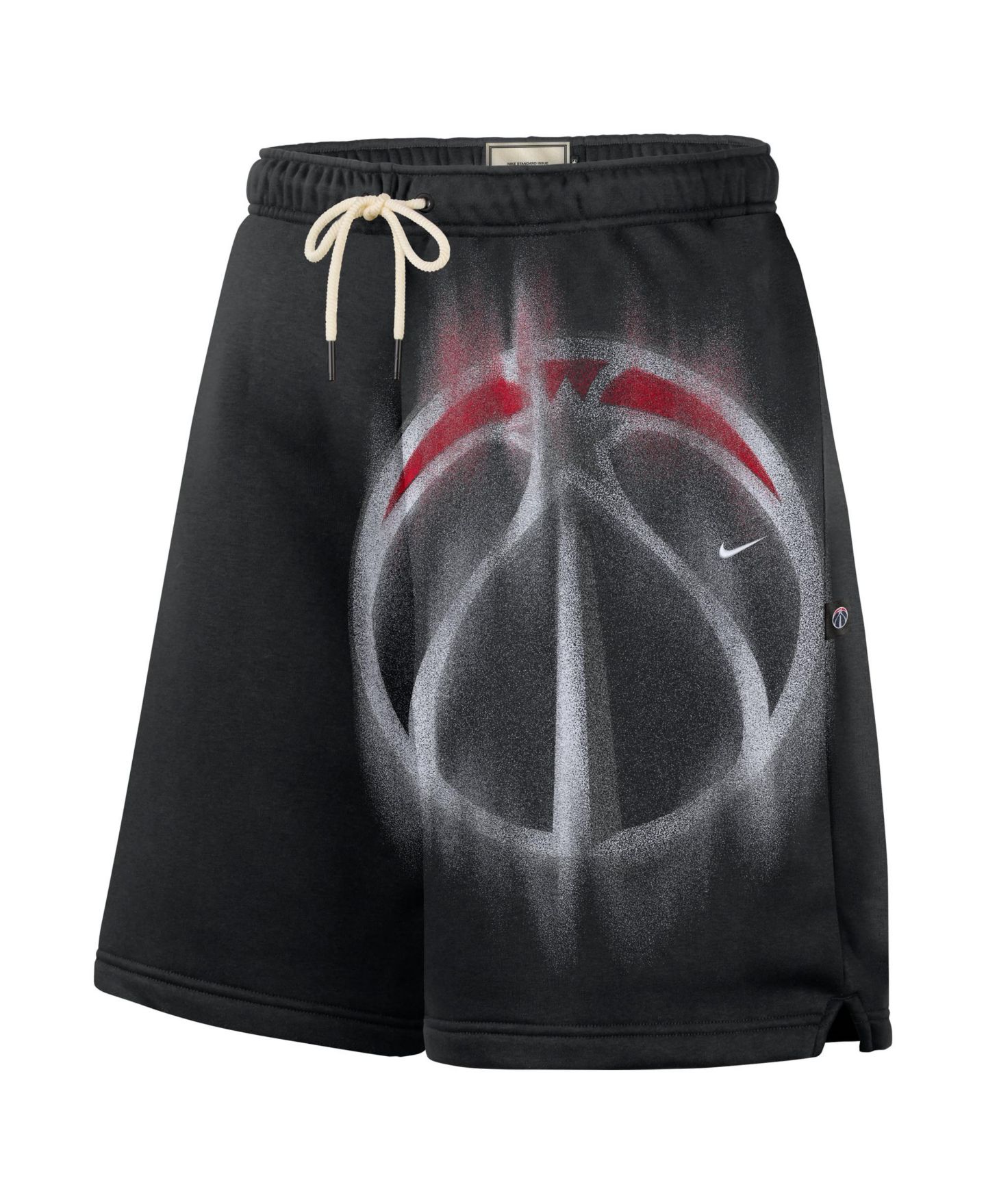 Мужские флисовые шорты Nike Washington Wizards 2026 Standard Issue Practice Icon, Black — фото 3