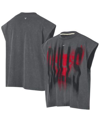 Men's Charcoal Chicago Bulls 2026 Standard Issue Pre-Game Sleeveless Top