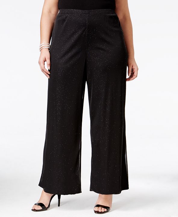 mesh palazzo pants