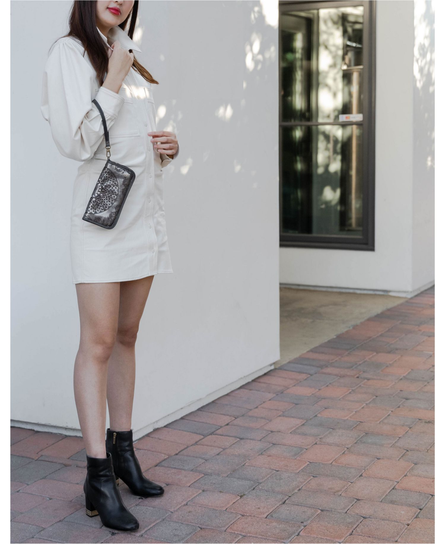 Mola Leather Clutch