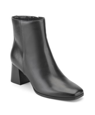 Women's Aurore eFlex Leather Block Heel Booties