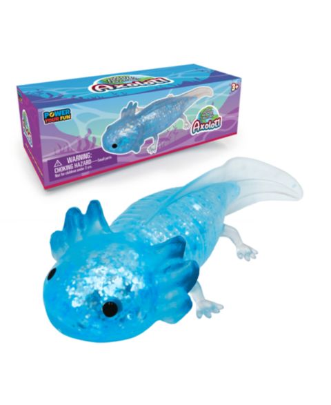 Детский мяч Power Your Fun Axolotl Color-Changing Squishy Stress Ball, 1-Piece, от 3 лет