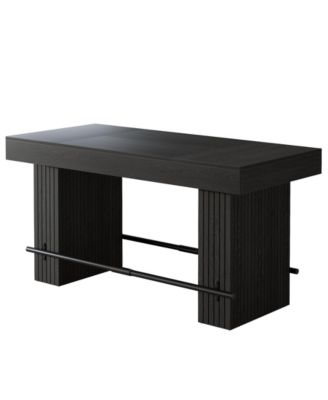 Counter Height Dining Bar Table for Home Kitchen and Entertainment Area
