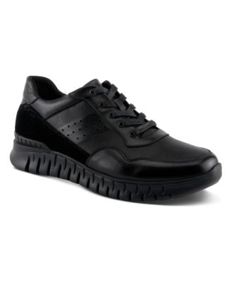 Men's Alton Leather and Suede Sneakers with Removable Insoles