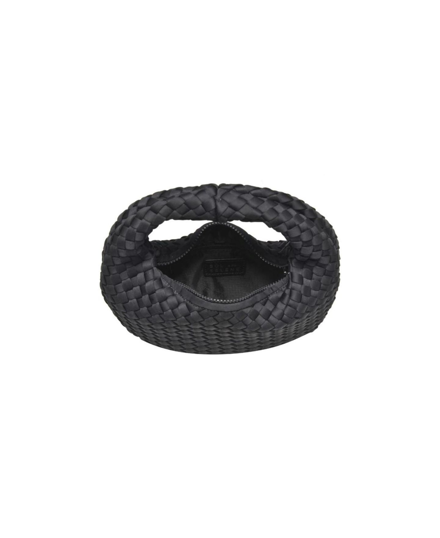 Женский клатч SOL AND SELENE Dare to Dream Woven Neoprene Small Clutch, цвет: Чёрный — фото 4
