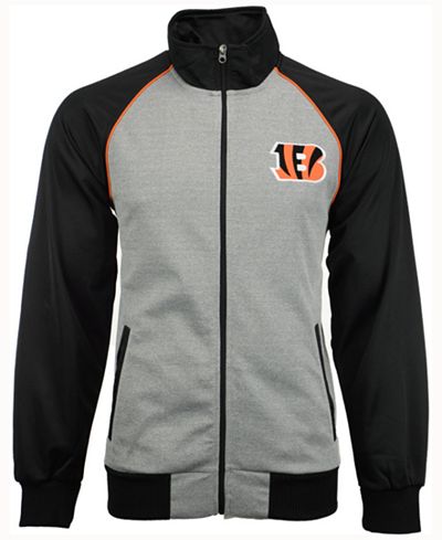 G-III Sports Men's Cincinnati Bengals Throwback Track Jacket