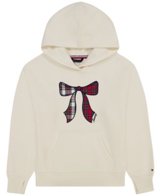 Girls' 7-16 Popover Oversized-Hood Kangaroo-Pocket Hoodie