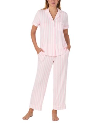 Women's Short-Sleeve Modal Jersey 2-Piece Pajama Set