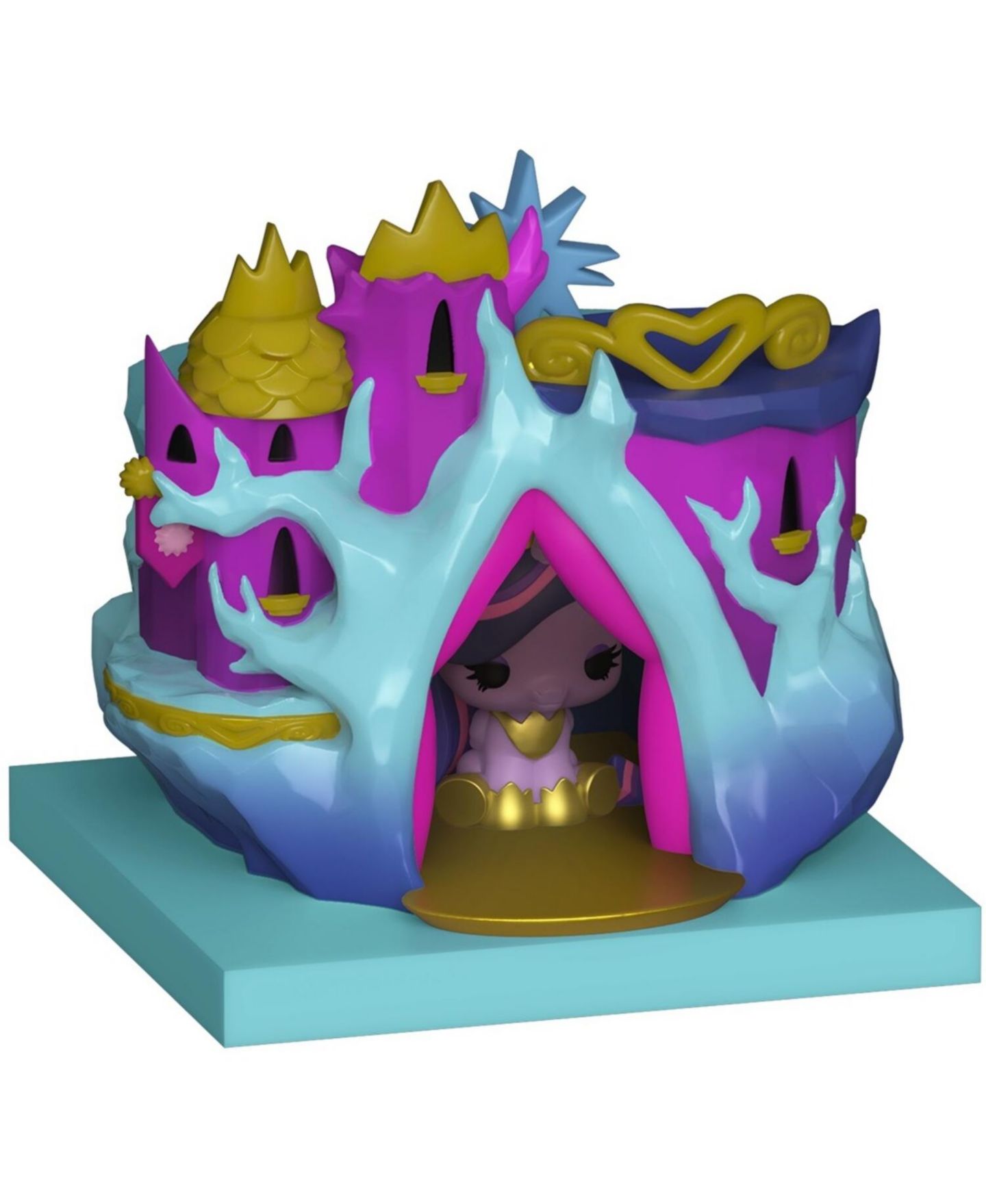 Детский игровой набор Funko Pop! Bitty Town My Little Pony Castle of Friendship 2-Piece Playset, Ages 3+, цвет: Open Miscellaneous — фото 1