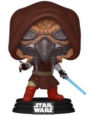 Pop! Star Wars Plo Koon Glow-in-the-Dark Bobblehead Vinyl Figure, Ages 3+
