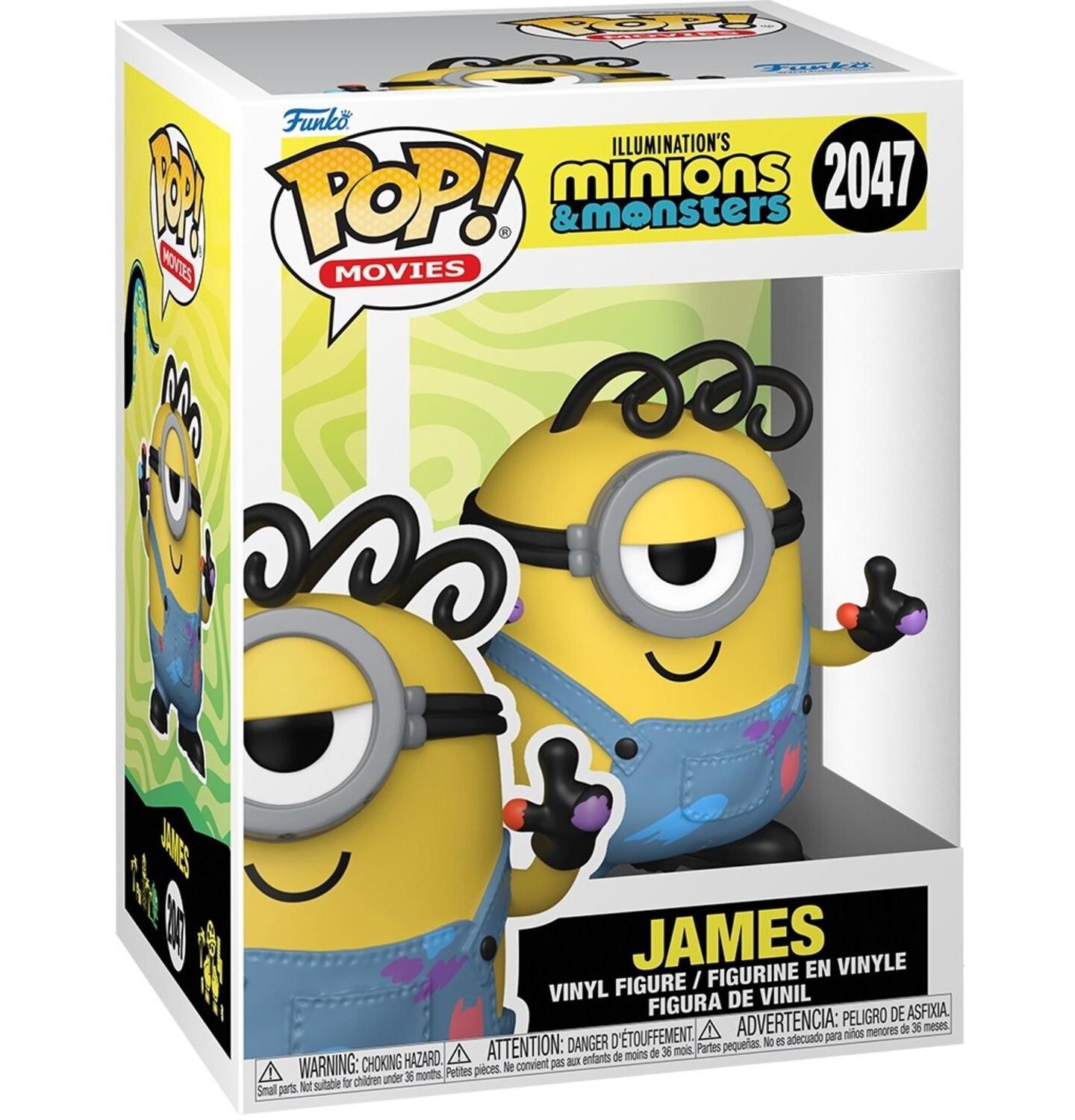Детская фигурка Funko Pop! James Minions & Monsters 3.7" Collectible Vinyl Figure, 3+ Years — фото 3