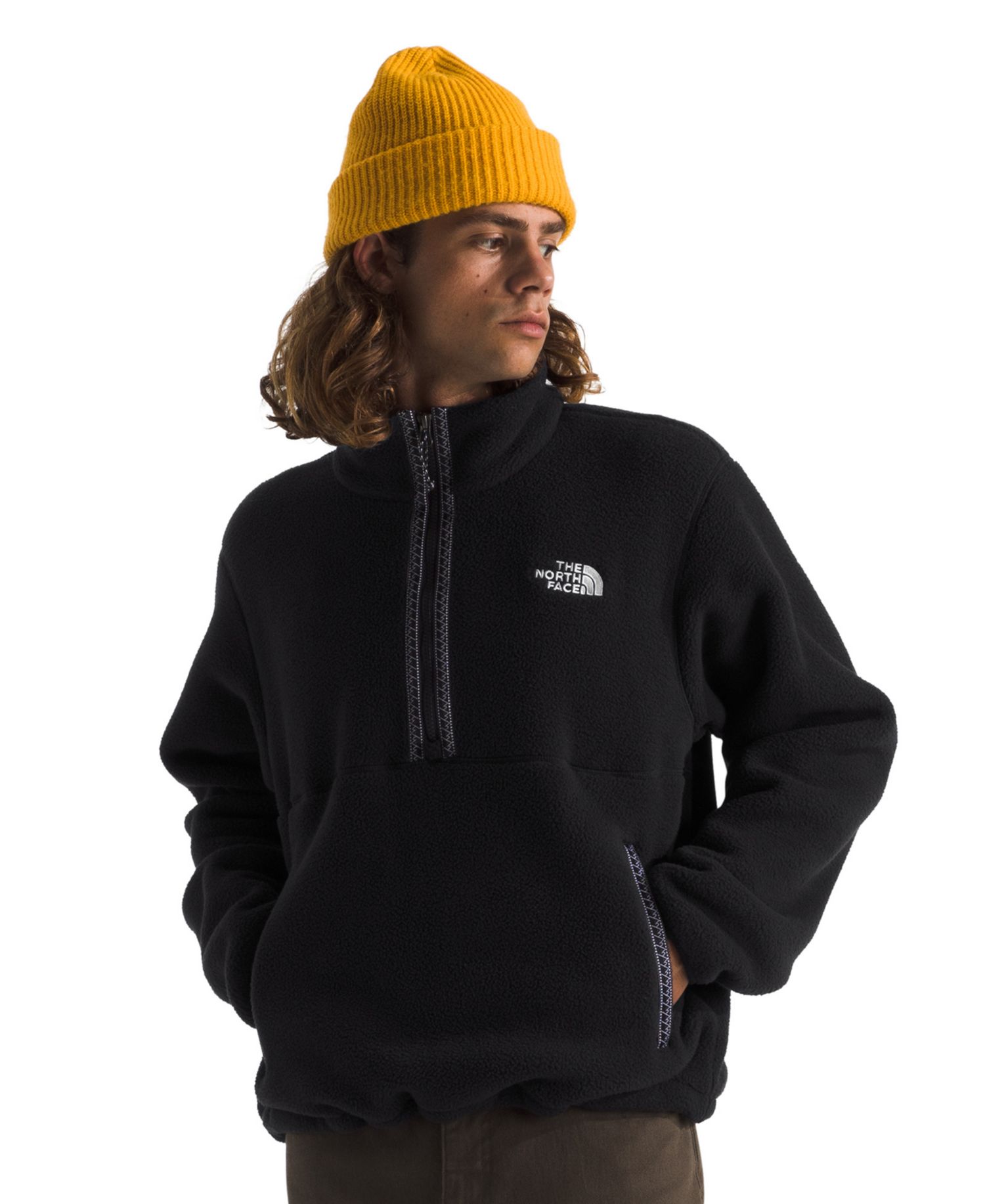 Men's Fleeski Relaxed-Fit Quarter-Zip Fleece Pullover