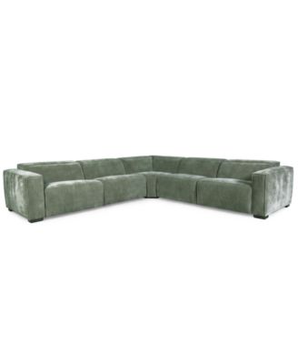 Carltoun 5-Piece Fabric 2 Power Recliners with Power Headrest