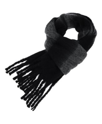 Brushed Striped Blanket Scarf