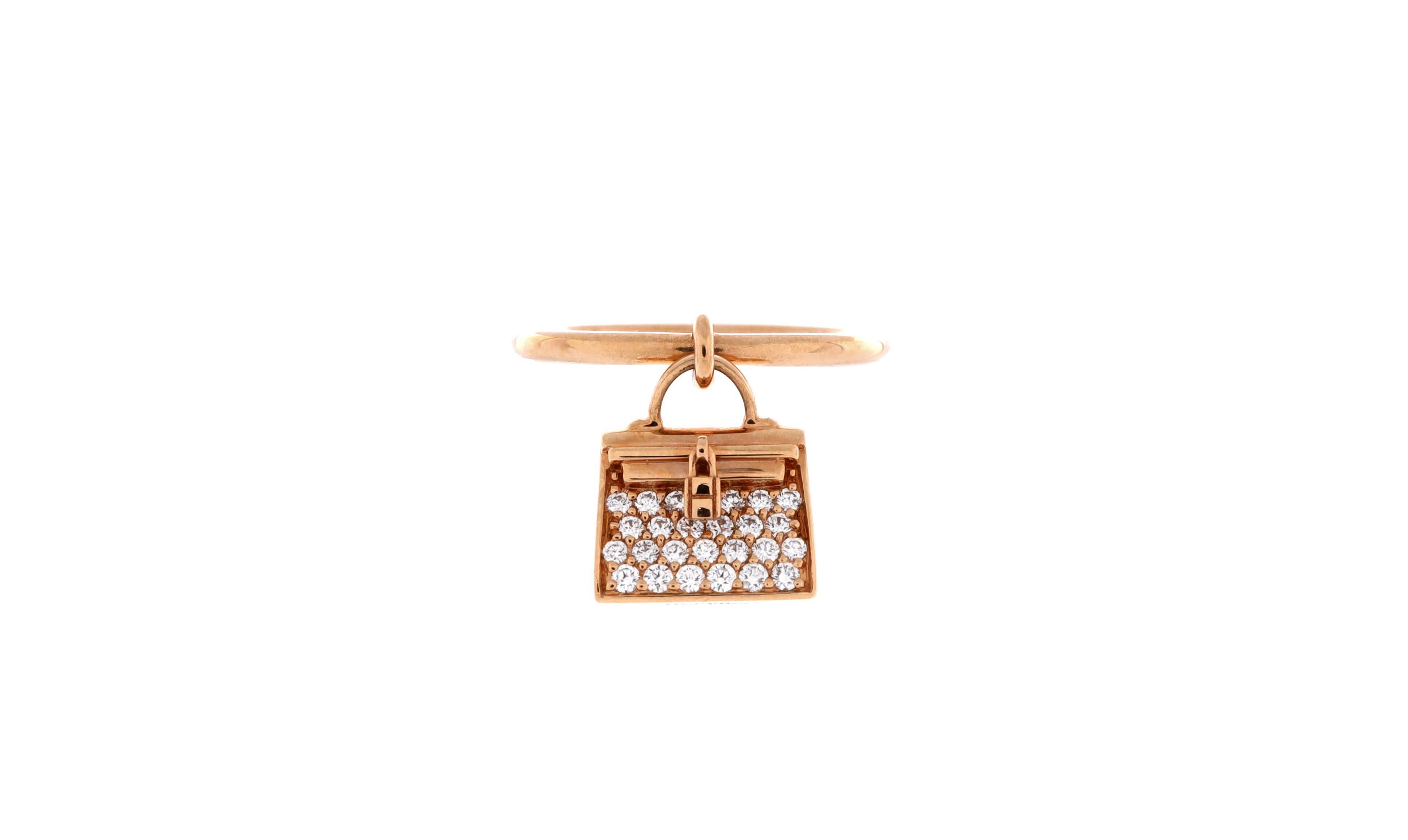 Pre-Owned Hermes Kelly Amulette Ring