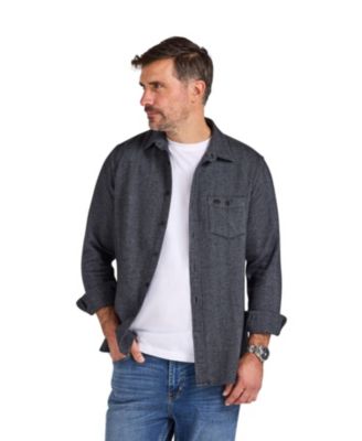 Men's Herringbone Long-Sleeve Shirt