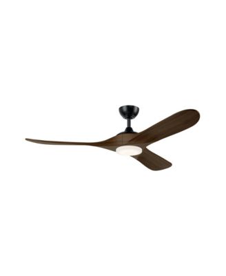 60 Mylo Satin and Aged LED Ceiling Fan