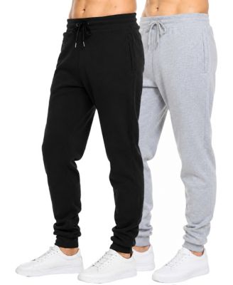 Men's Heavyweight Fleece Jogger Sweatpants, 2-Pack