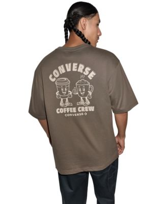 Men's Coffee Crew Graphic Crewneck T-Shirt