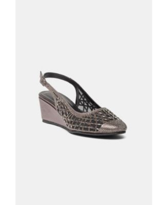 Forever and Always Shoes Women's None Embellished Wedge Pump