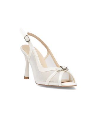 Forever and Always Shoes Women's Brittany Classic Stiletto Bridal Sandal