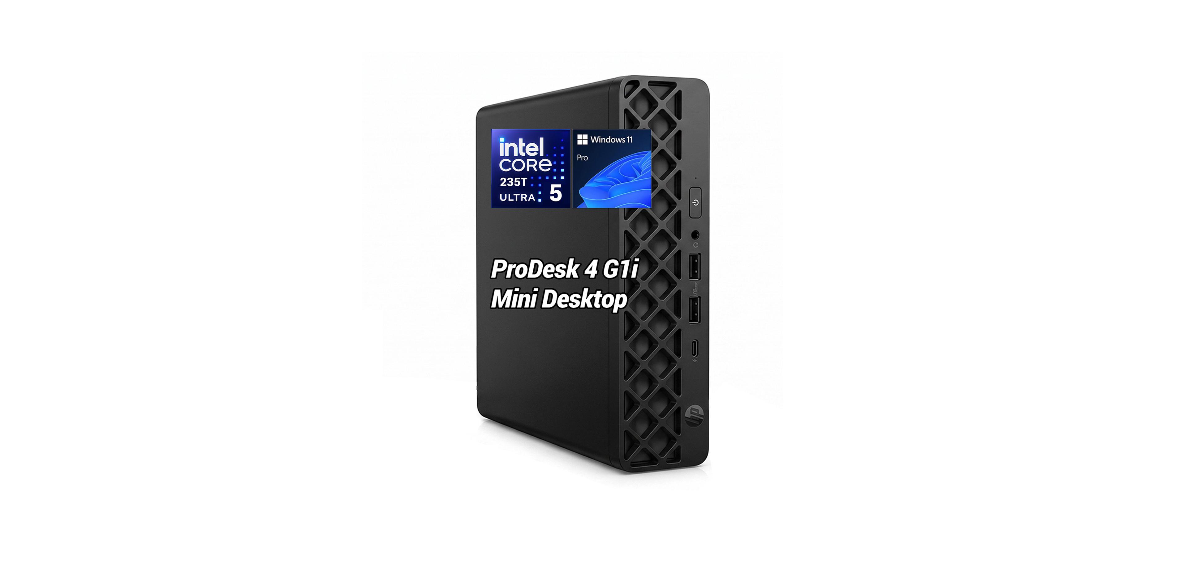 Hp ProDesk 4 G1i Intel Core Ultra 5 235T 64GB DDR5 2TB PCIe Ssd Windows 11 Pro Mini Desktop