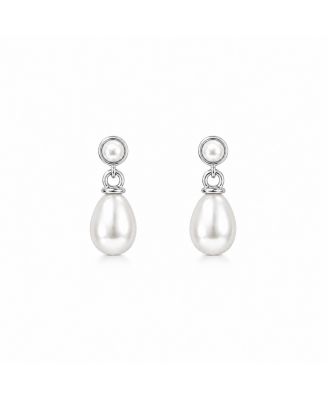 Imitation Pearl Drop Earrings