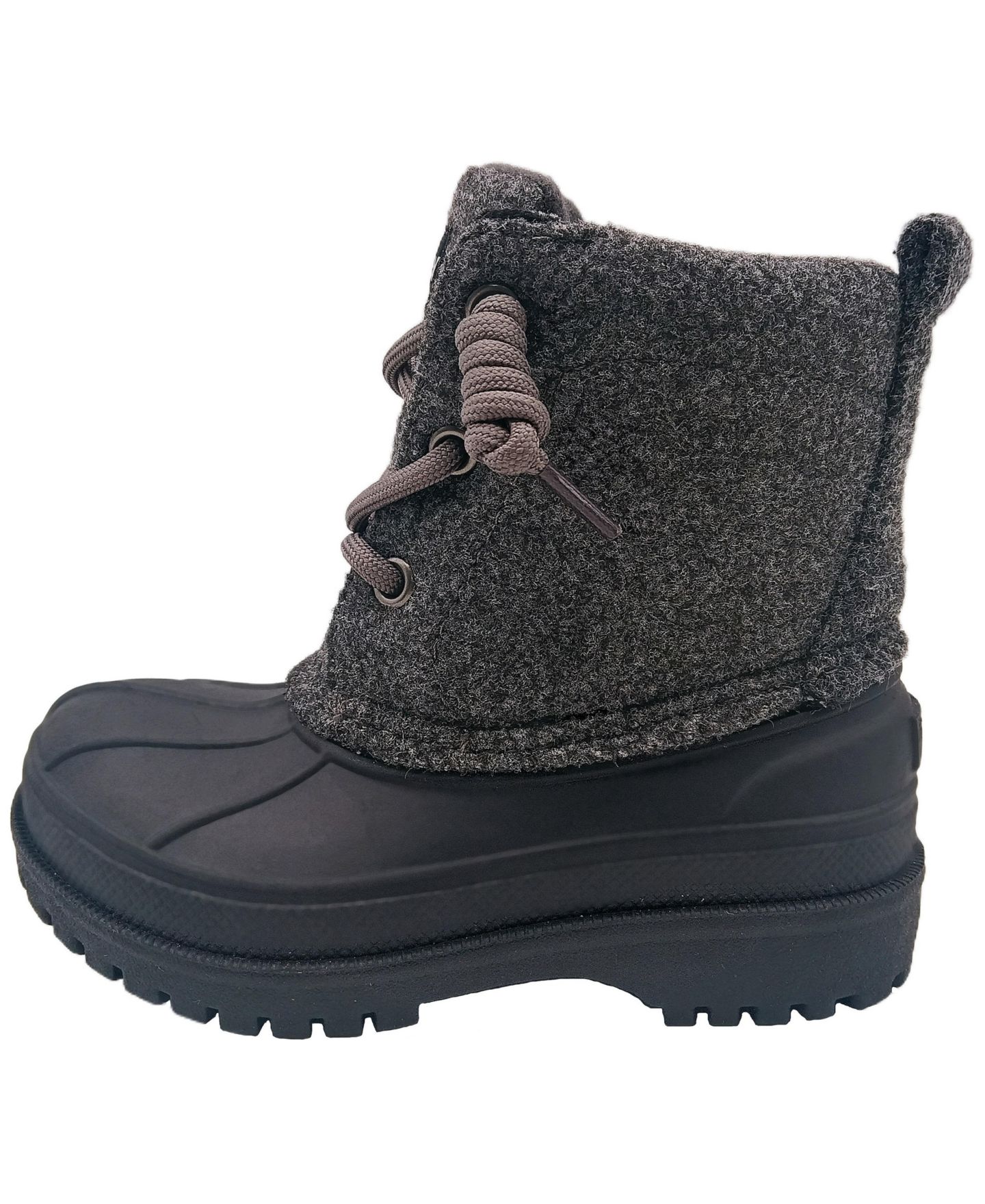 Детские ботинки Sperry Cold-Weather Duck, цвет: Угольный меланжевый / Чёрный — фото 3