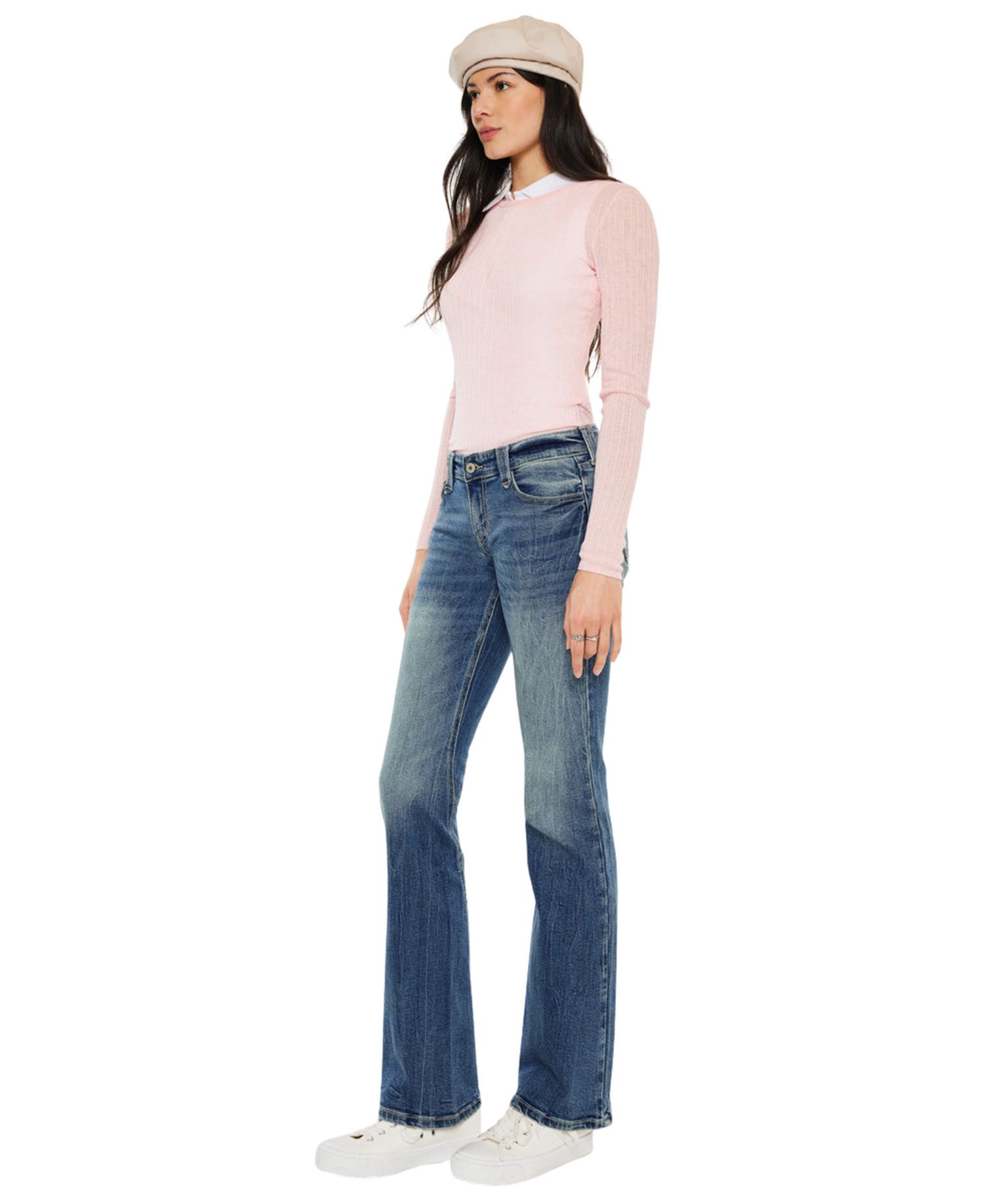 Juniors' Jewel Low-Rise Bootcut Jeans