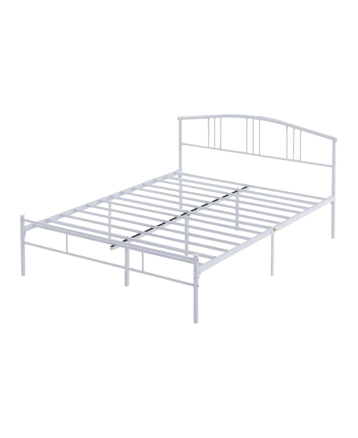 Slickblue Metal Bed Frame with Arched Headboard and Platform Base
