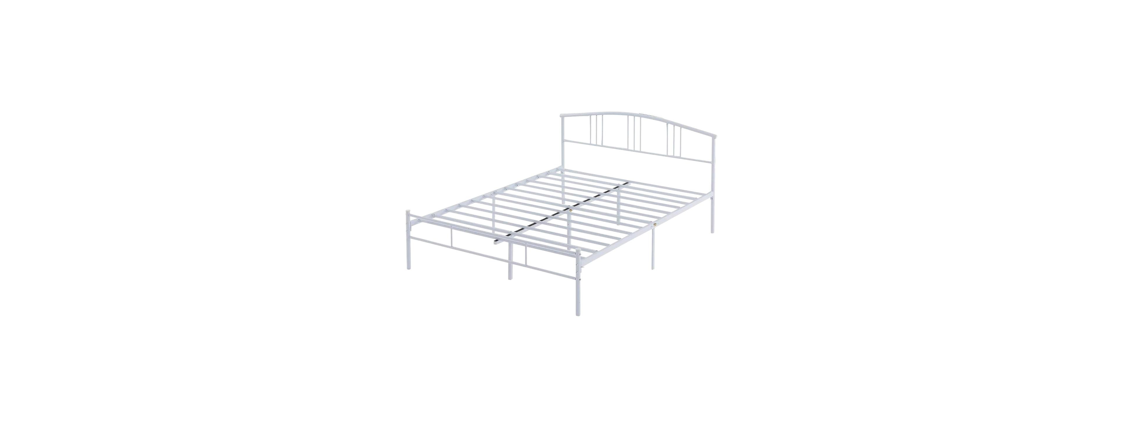 Slickblue Metal Bed Frame with Arched Headboard and Platform Base