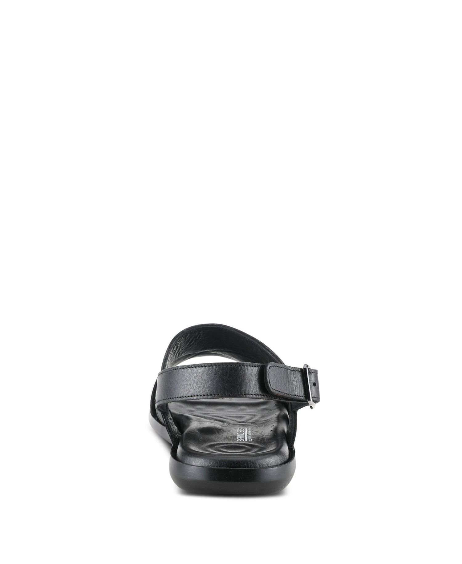 Men's Jeff Leather Round-Toe Sandals
