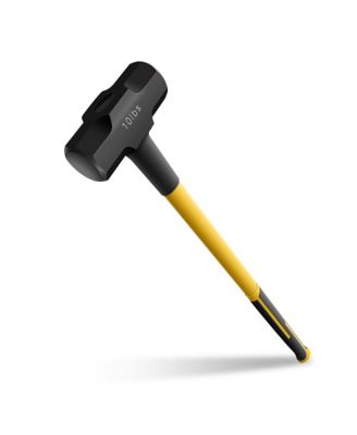 Sledge Club Hammer Heavy Duty No-slip Handle High Strength Steel For Gardening Yard Work Outdoors