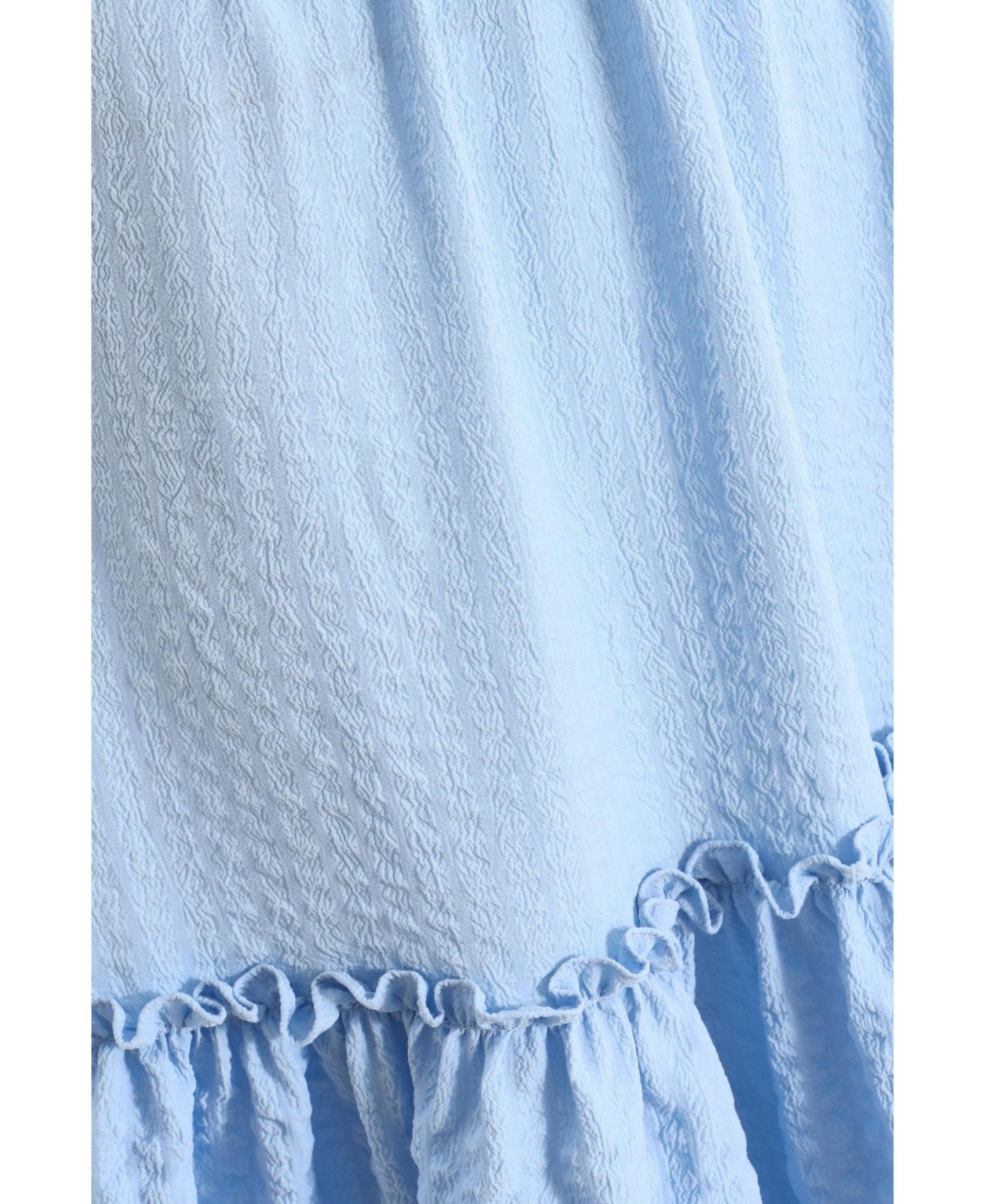 Women's Woven Textured Bardot Maxi Dress