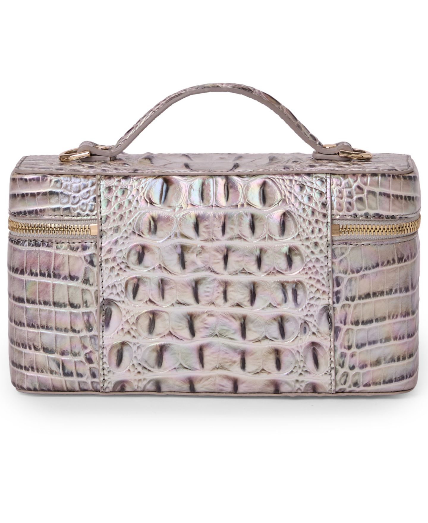 Женская сумка Brahmin Charlene Melbourne Small Leather Crossbody, цвет: Шёлковый туманный — фото 2